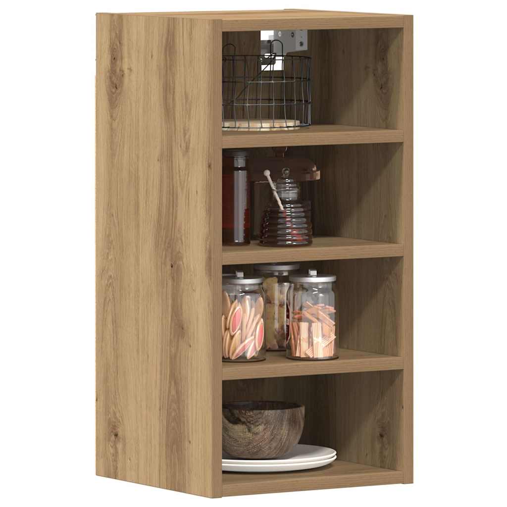 Hanging Cabinet Riga Artisan Oak 30x29.5x60 cm Engineered Wood - Unbeatable Bargains