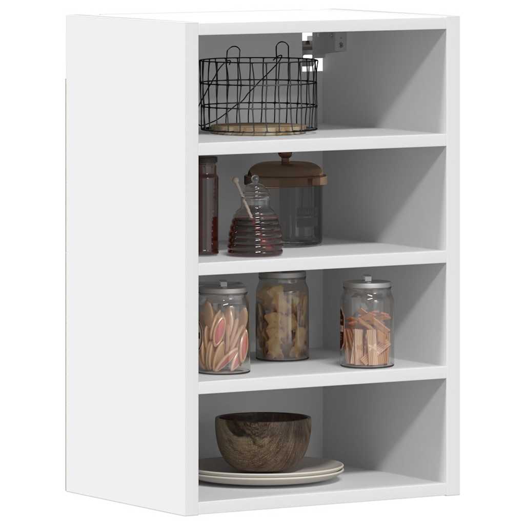 Hanging Cabinet Riga White 40x29.5x60 cm Engineered Wood - Tyrell & Tyrell
