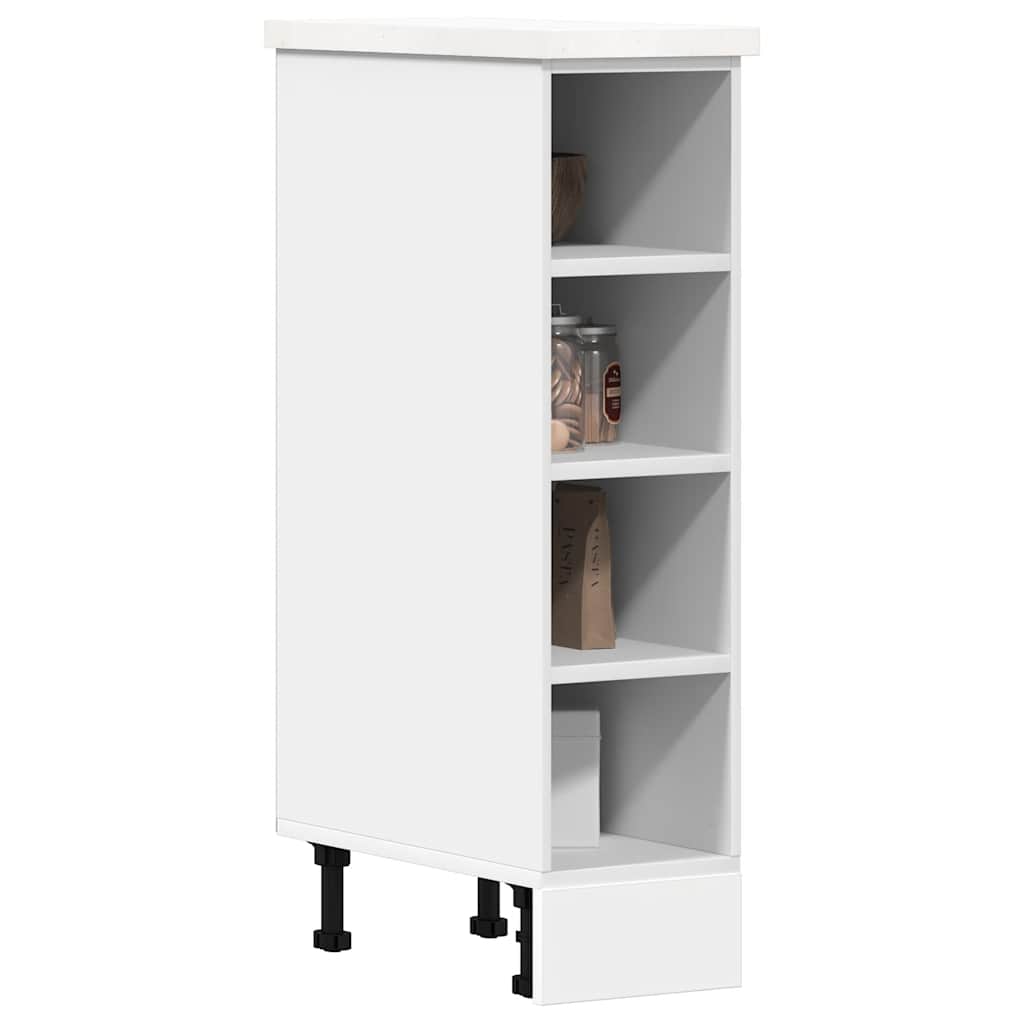 Bottom Cabinet Riga White 20x44.5x81.5 cm Engineered Wood - Style and Chic