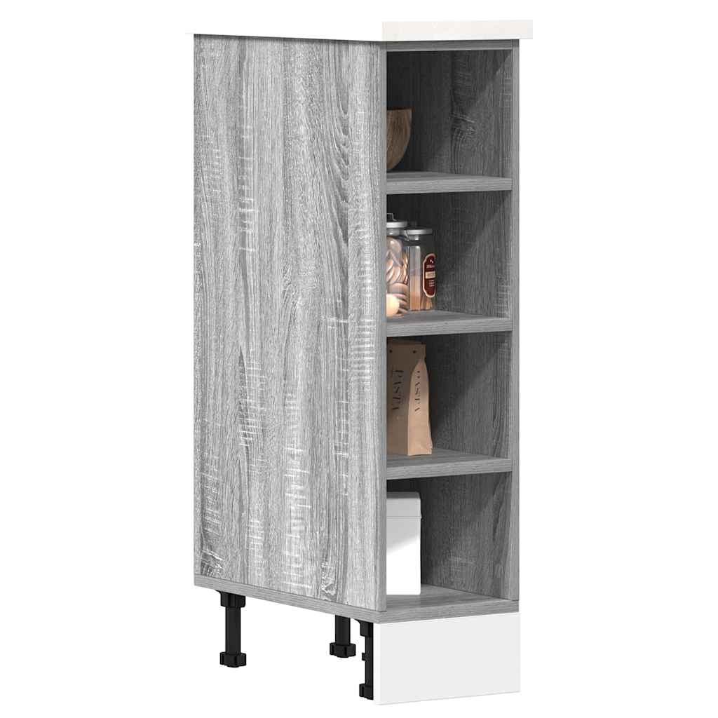 Bottom Cabinet Riga Grey Sonoma 20x44.5x81.5 cm Engineered Wood - Charlotte Dunes