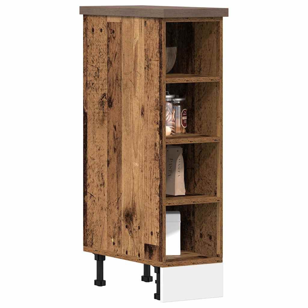 Bottom Cabinet Riga Old Wood 20x44.5x81.5 cm Engineered Wood - R and M Furniture