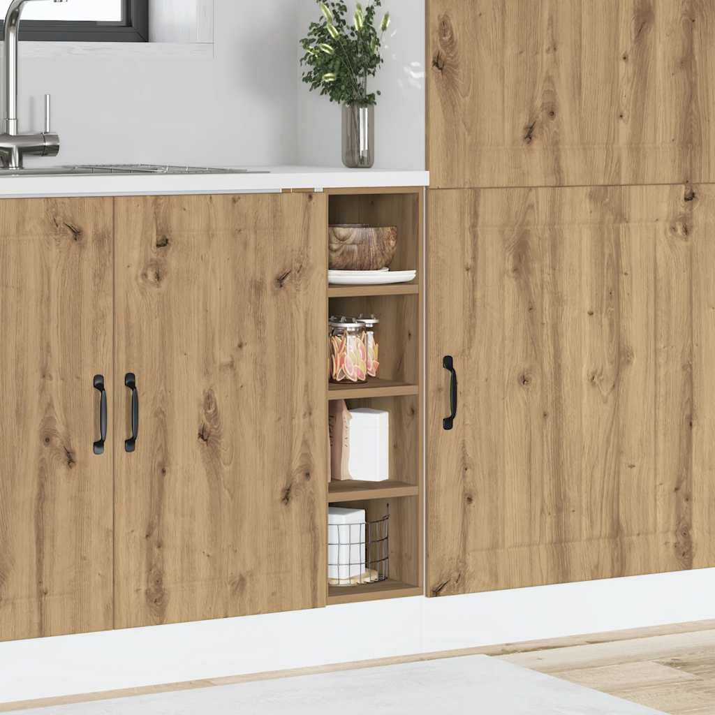 Bottom Cabinet Riga Artisan Oak 20x44.5x81.5 cm Engineered Wood - Unbeatable Bargains