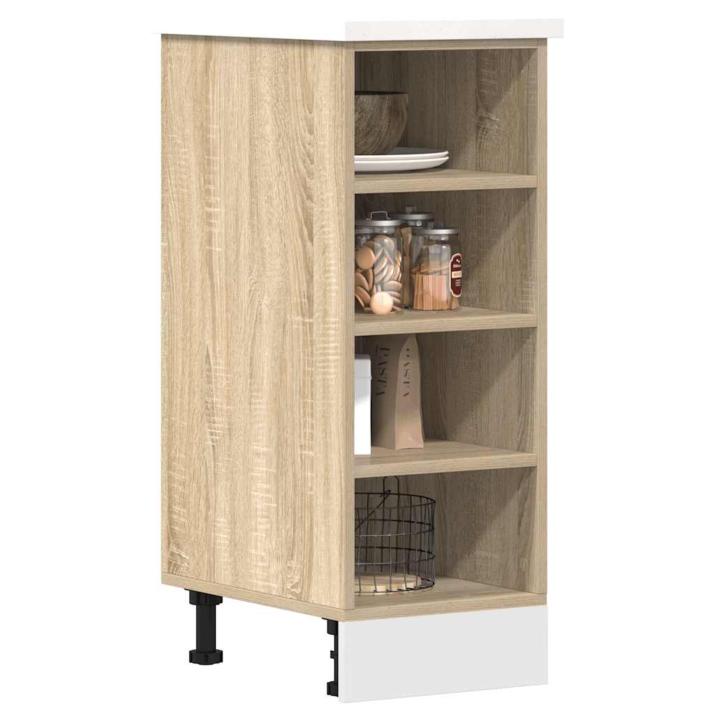 Bottom Cabinet Riga Sonoma Oak 30x44.5x81.5 cm Engineered Wood - Millennium Furniture