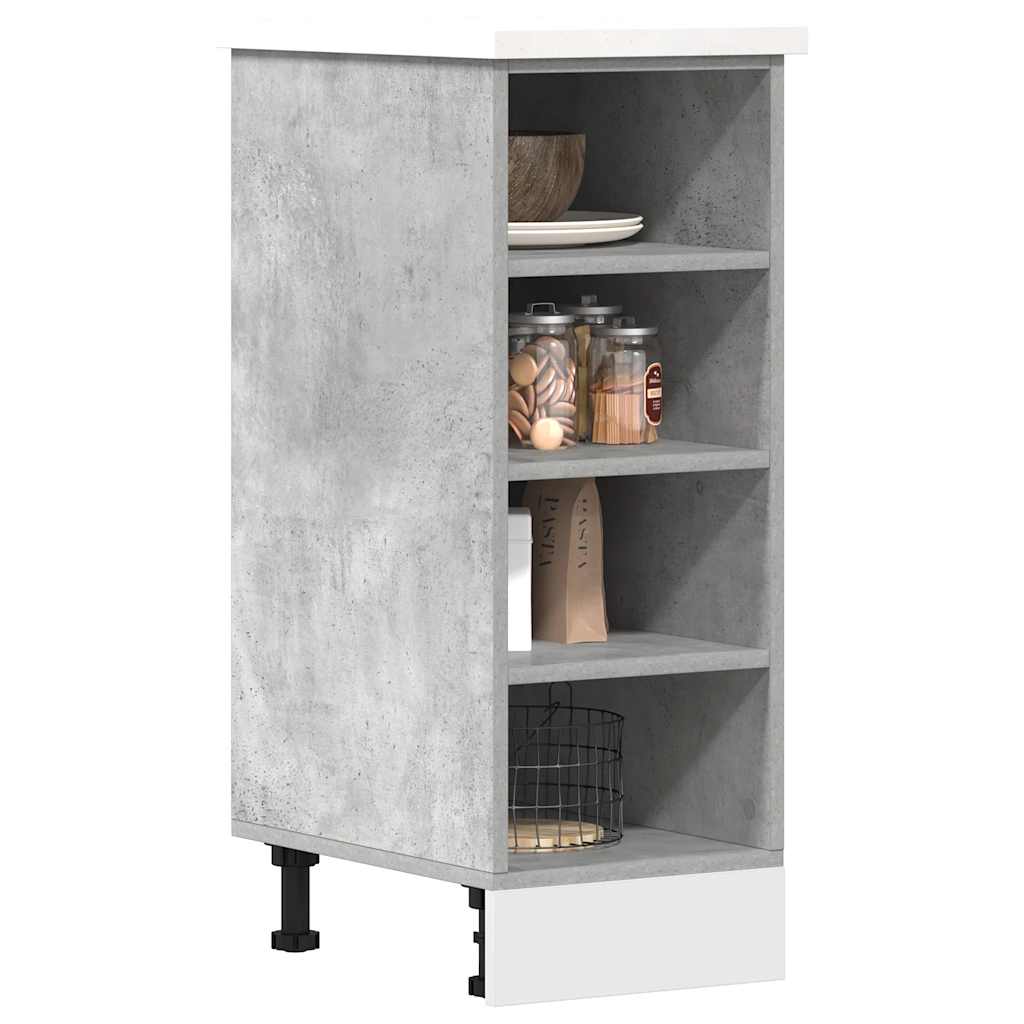 Bottom Cabinet Riga Concrete Grey 30x44.5x81.5 cm Engineered Wood - Unbeatable Bargains