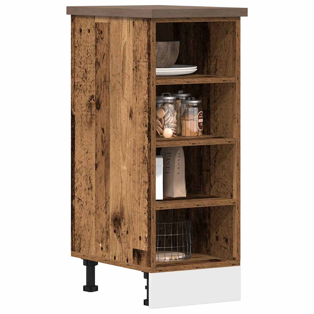 Bottom Cabinet Riga Old Wood 30x44.5x81.5 cm Engineered Wood - Casper Homes