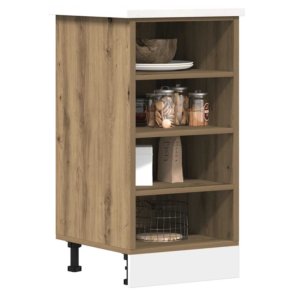 Bottom Cabinet Riga Artisan Oak 40x44.5x81.5 cm Engineered Wood - Tyrell & Tyrell
