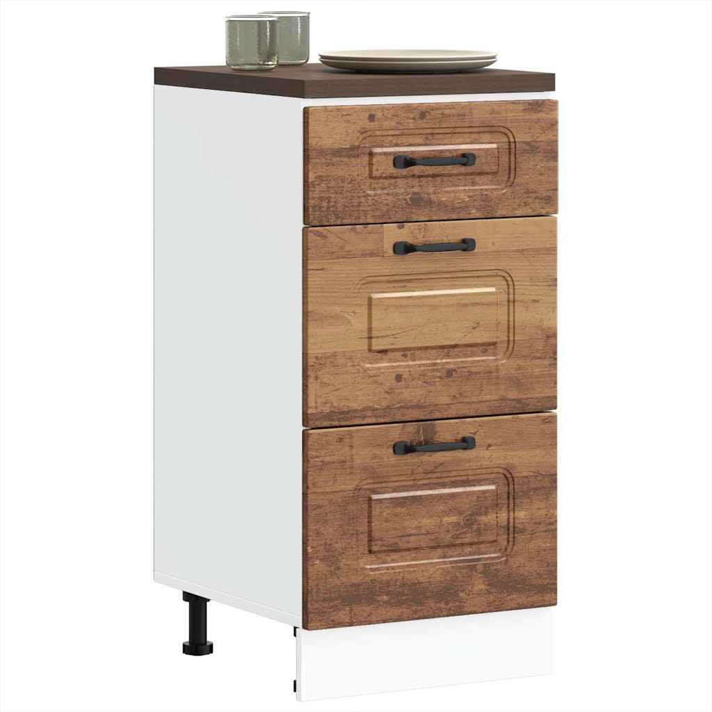 Kitchen Base Cabinet Kalmar Old Wood Engineered Wood - All Things Good
