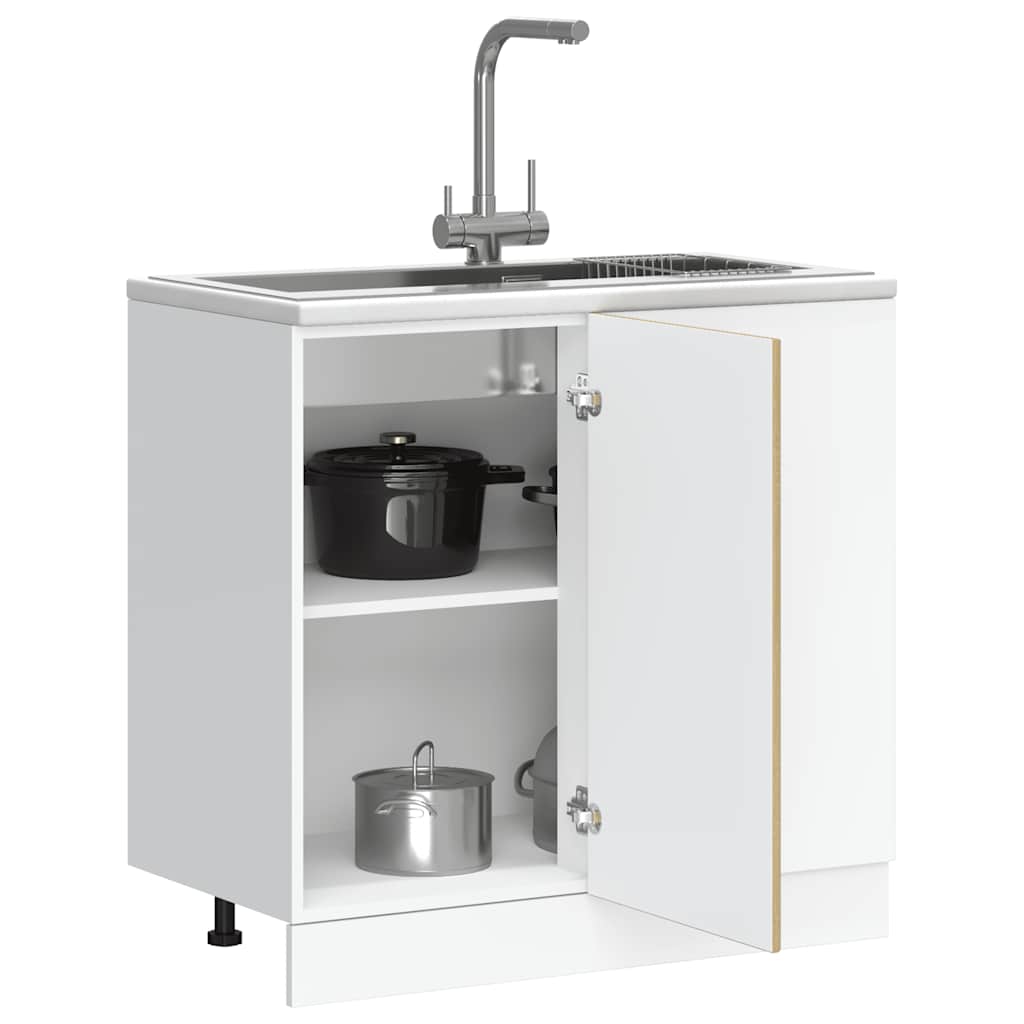 Kitchen Base Cabinet Kalmar Sonoma Oak Engineered Wood - Design Hut