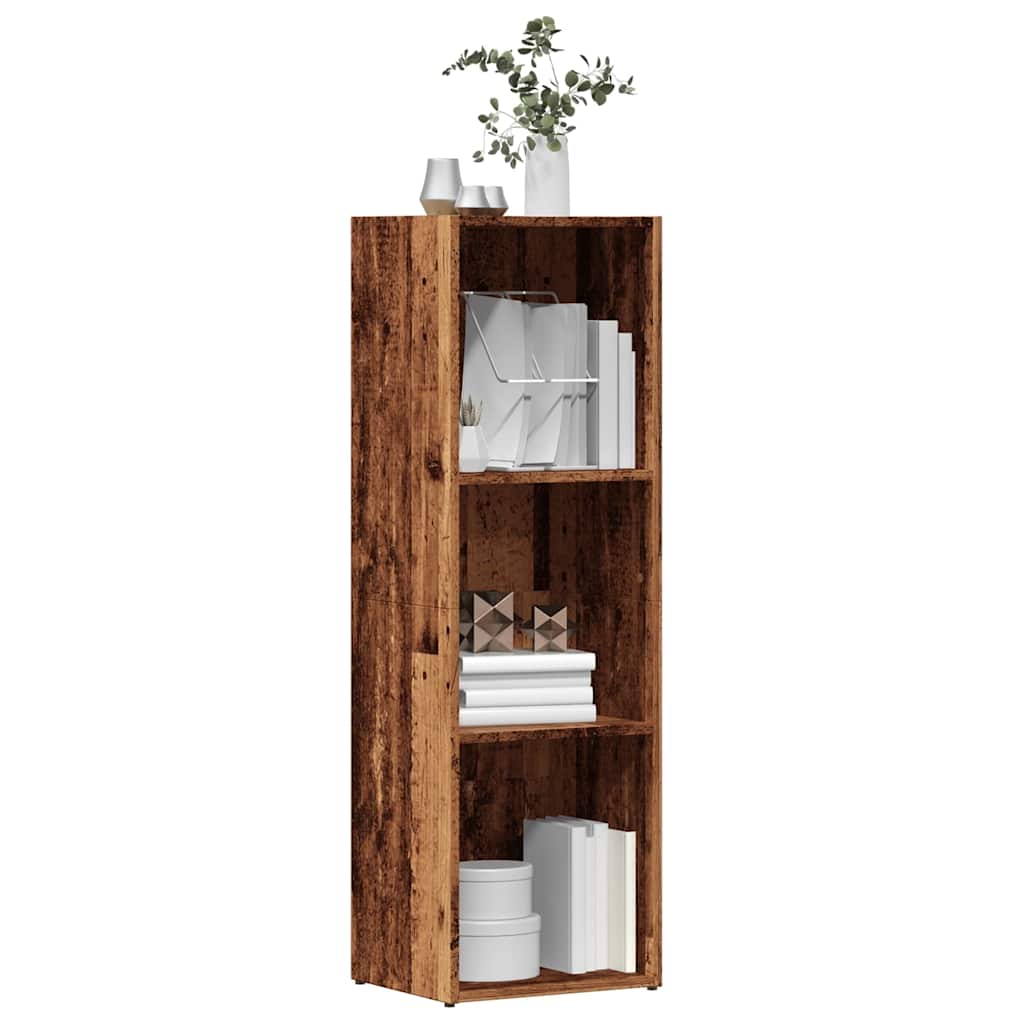 Book Cabinet Old Wood 36x30x114 cm Engineered Wood - Brittle & Co