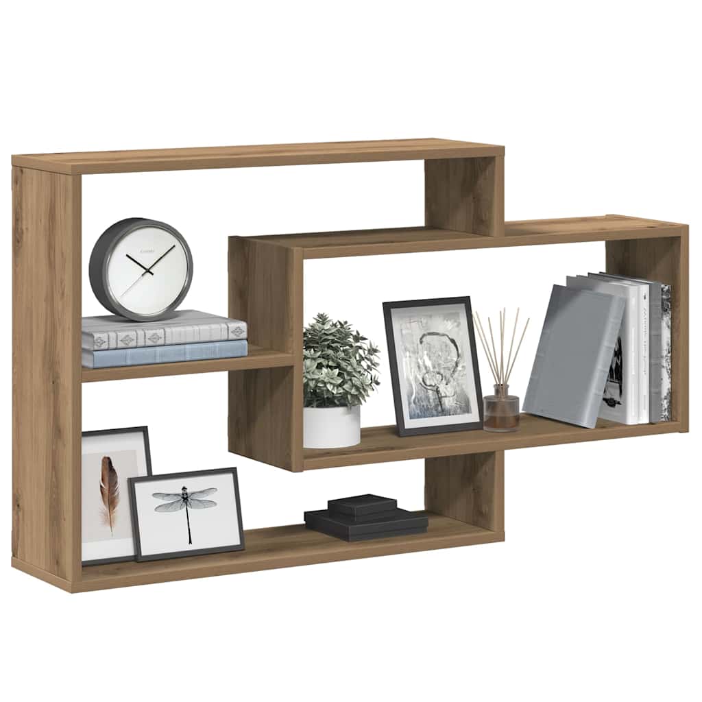 Wall Shelf Artisan Oak 104x20x58.5 cm Engineered Wood - Decor Base