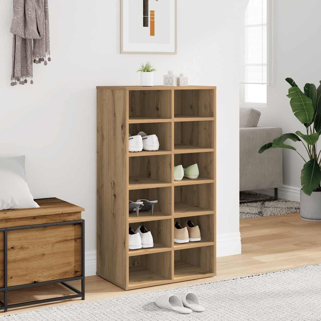VOYAGER Tall Shoe Rack Artisan Oak - All Things Good