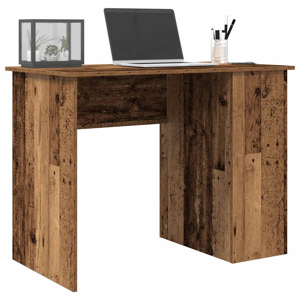Desk Old Wood 100x55x75 cm Engineered Wood - Millennium Furniture