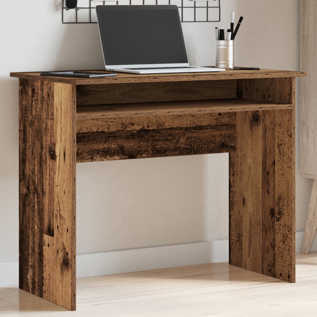 Desk Old Wood 90x50x74 cm Engineered Wood - Discount Dealers