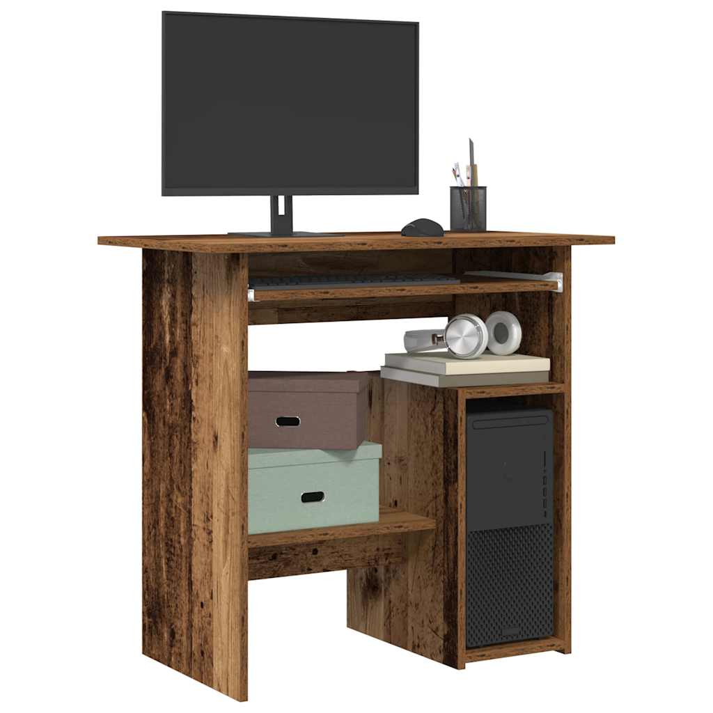 Desk Old Wood 80x45x74 cm Engineered Wood - Tyrell & Tyrell