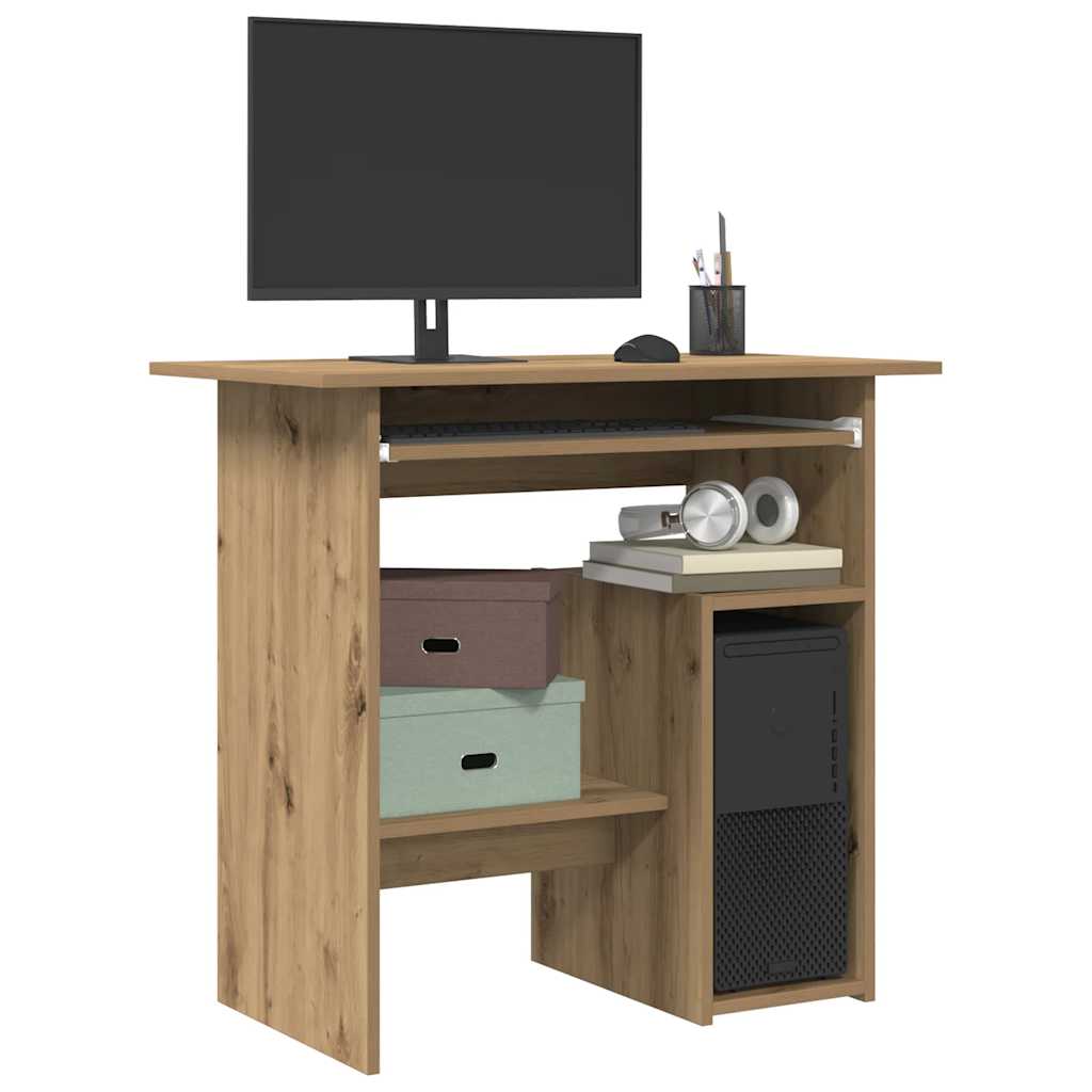 Desk Artisan Oak 80x45x74 cm Engineered Wood - Discount Dealers