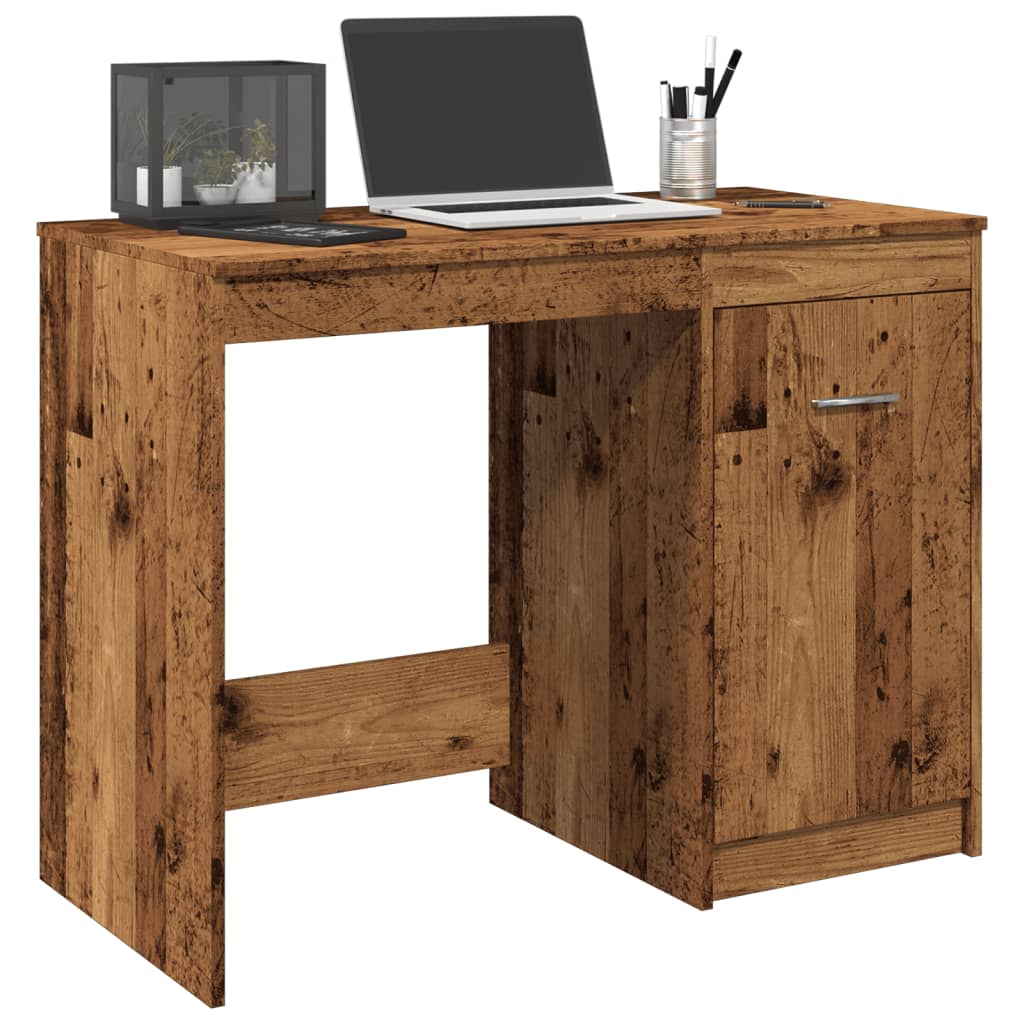 Desk Old Wood 100x50x76 cm Engineered Wood - Unbeatable Bargains