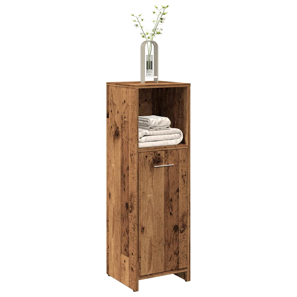 Bathroom Cabinet Old Wood 30x30x95 cm Engineered Wood - Style and Chic