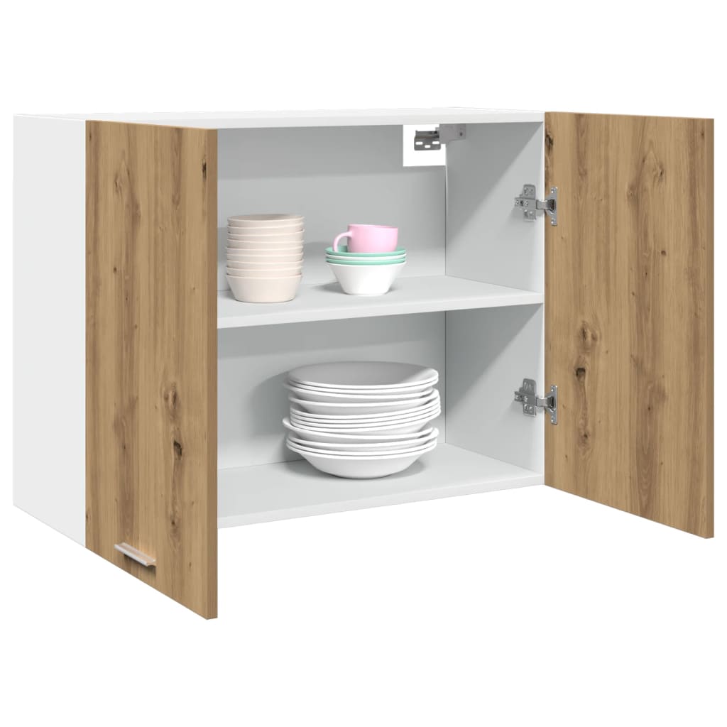 Hanging Cabinet Lyon Artisan Oak 80x31x60 cm Engineered Wood - Sid & Sam