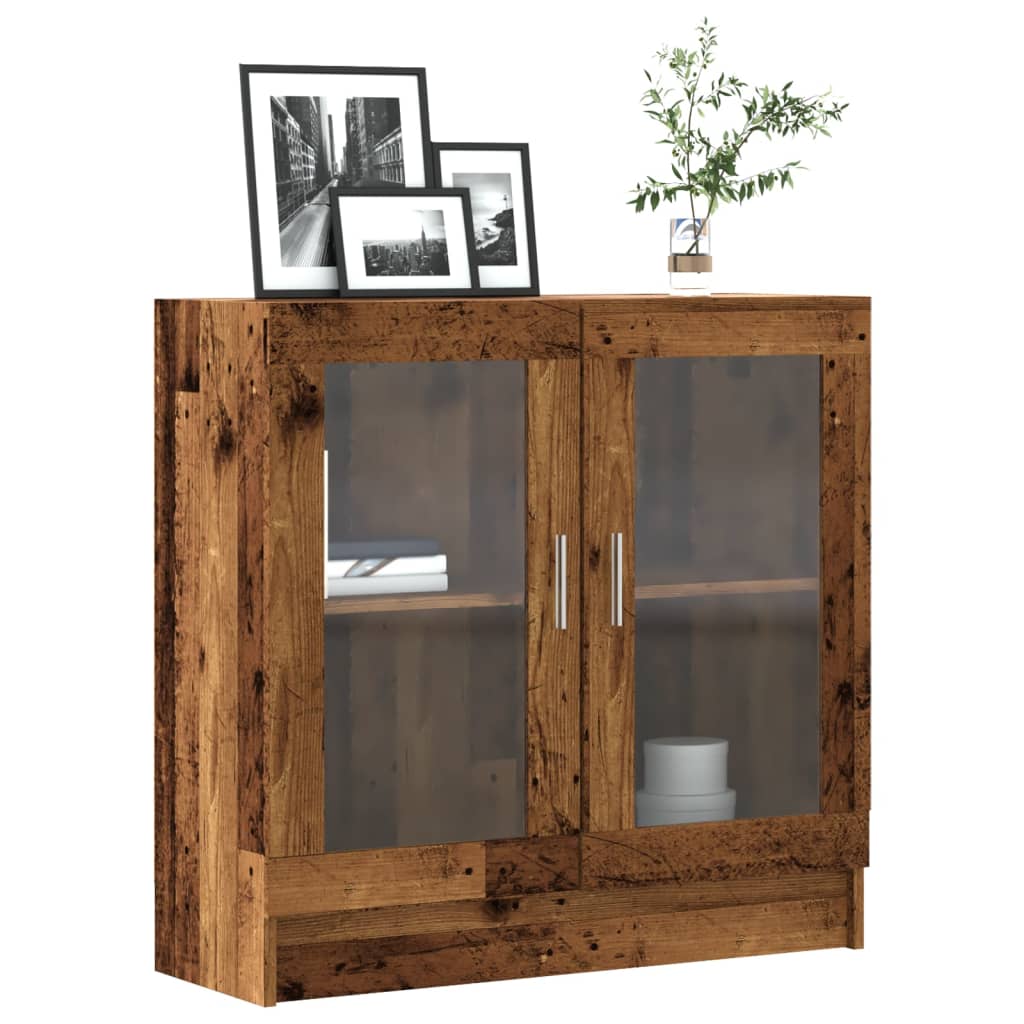 Book Cabinet Old Wood 82.5x30.5x80 cm Engineered Wood - Decor Base