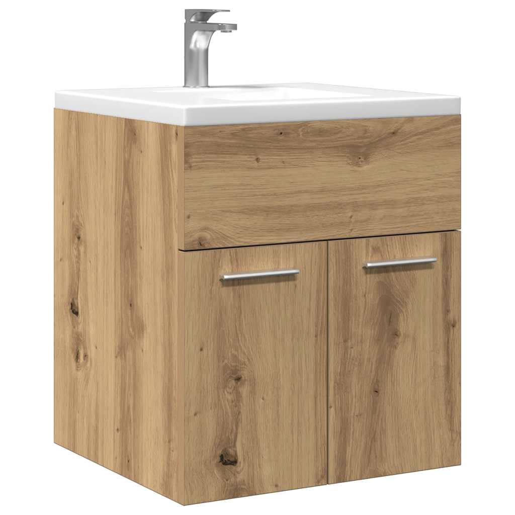 Bathroom Sink Cabinet Artisan Oak 41x38.5x46 cm Engineered Wood - Tyrell & Tyrell