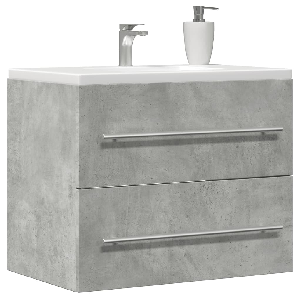 Sink Cabinet Concrete Grey 60x38.5x48 cm Engineered Wood - Discount Dealers