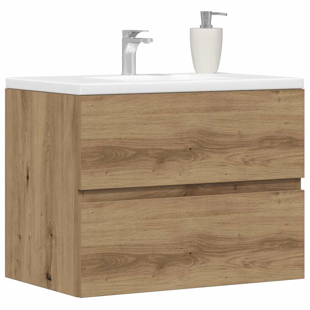 Bathroom Cabinet Artisan Oak 60x38.5x45 cm Engineered Wood - Style and Chic