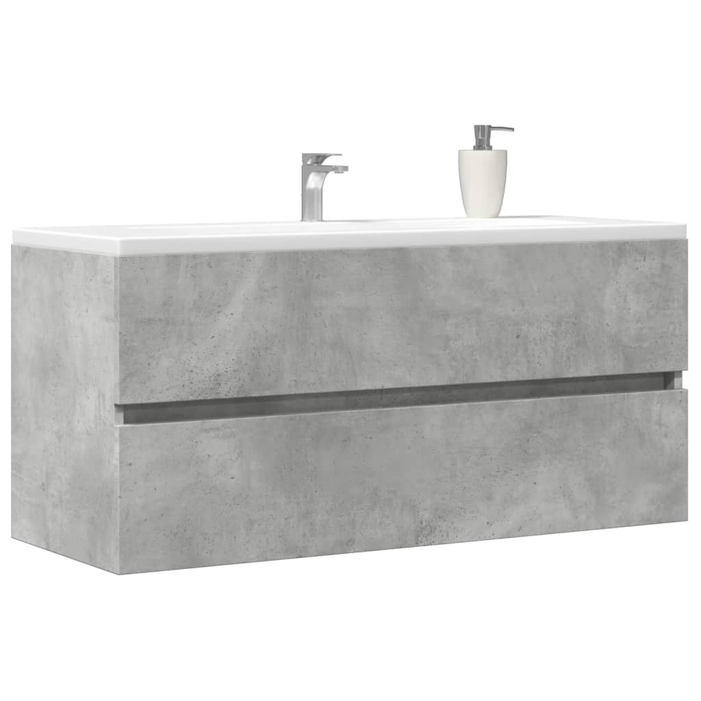 Sink Cabinet Concrete Grey 100x38.5x45 cm Engineered Wood - Merkel Designers