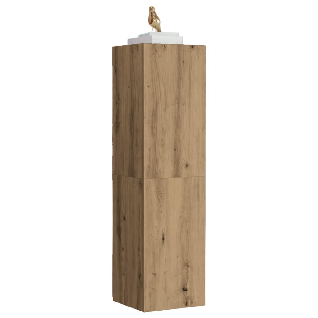 TV Cabinet Artisan Oak 30.5x30x110 cm Engineered Wood - Brittle & Co