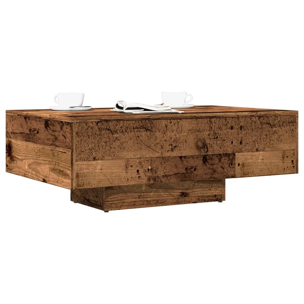 Coffee Table Old Wood 85x55x31 cm Engineered Wood - Sid & Sam