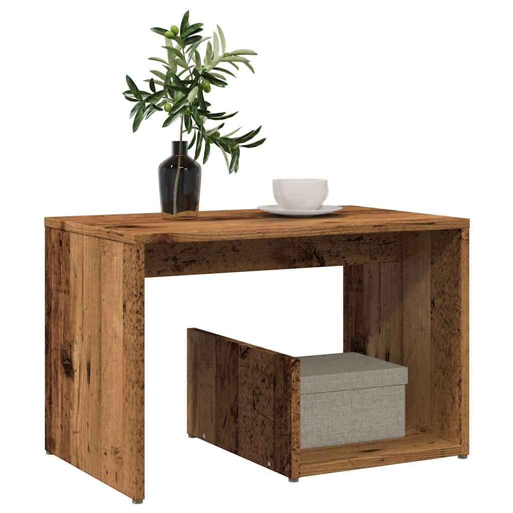 Side Table Old Wood 59x36x38 cm Engineered Wood - Design Hut