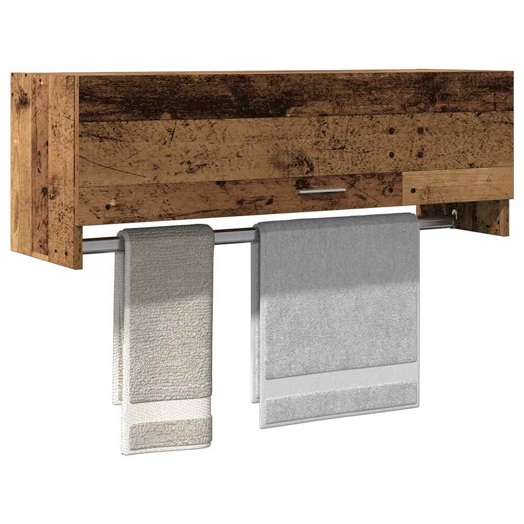 Wardrobe Old Wood 100x32.5x35 cm Engineered Wood - The Home Maker