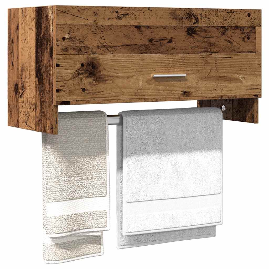 Wardrobe Old Wood 70x32.5x35 cm Engineered Wood - Style and Chic