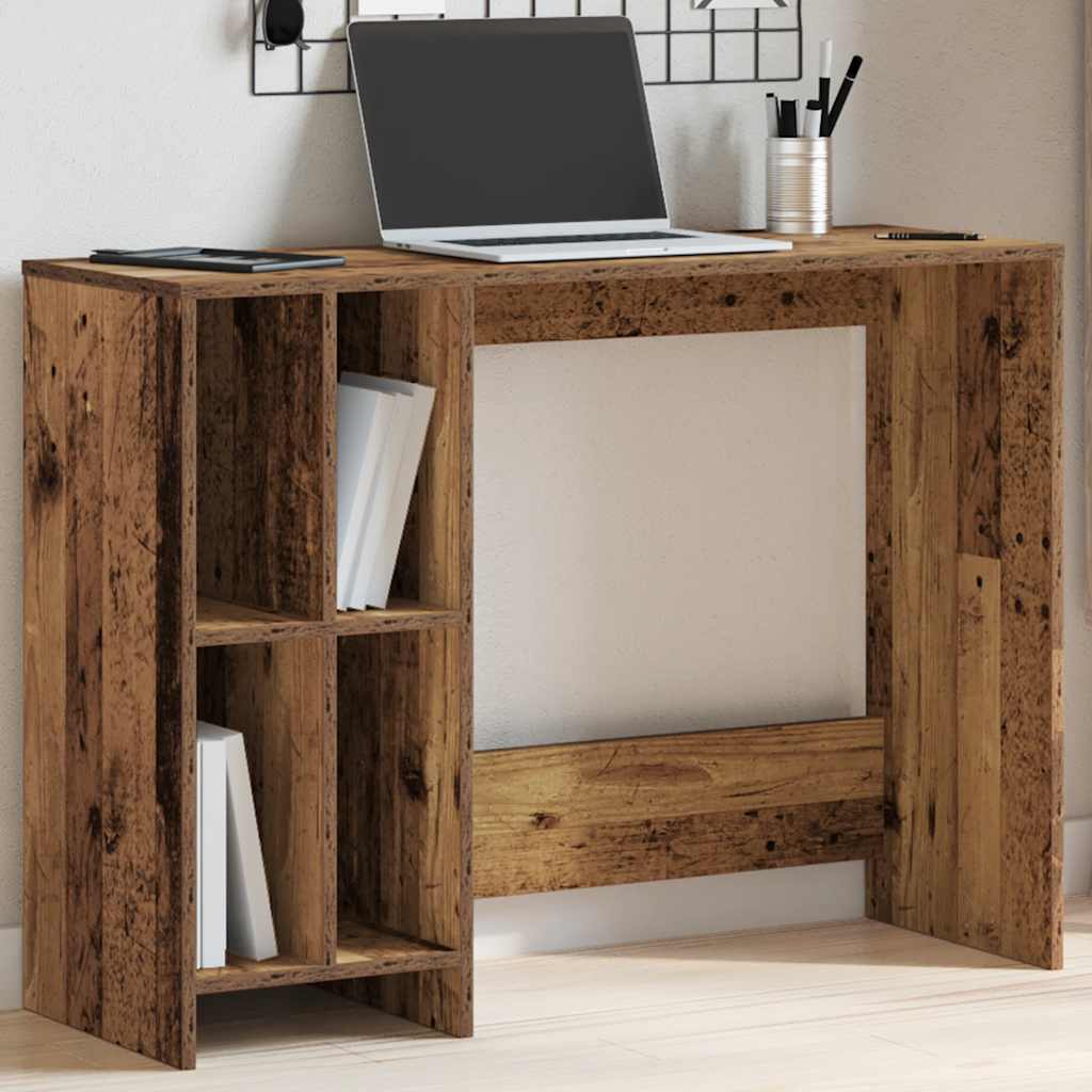 Desk Old Wood 102.5x35x75 cm Engineered Wood - The Home Maker