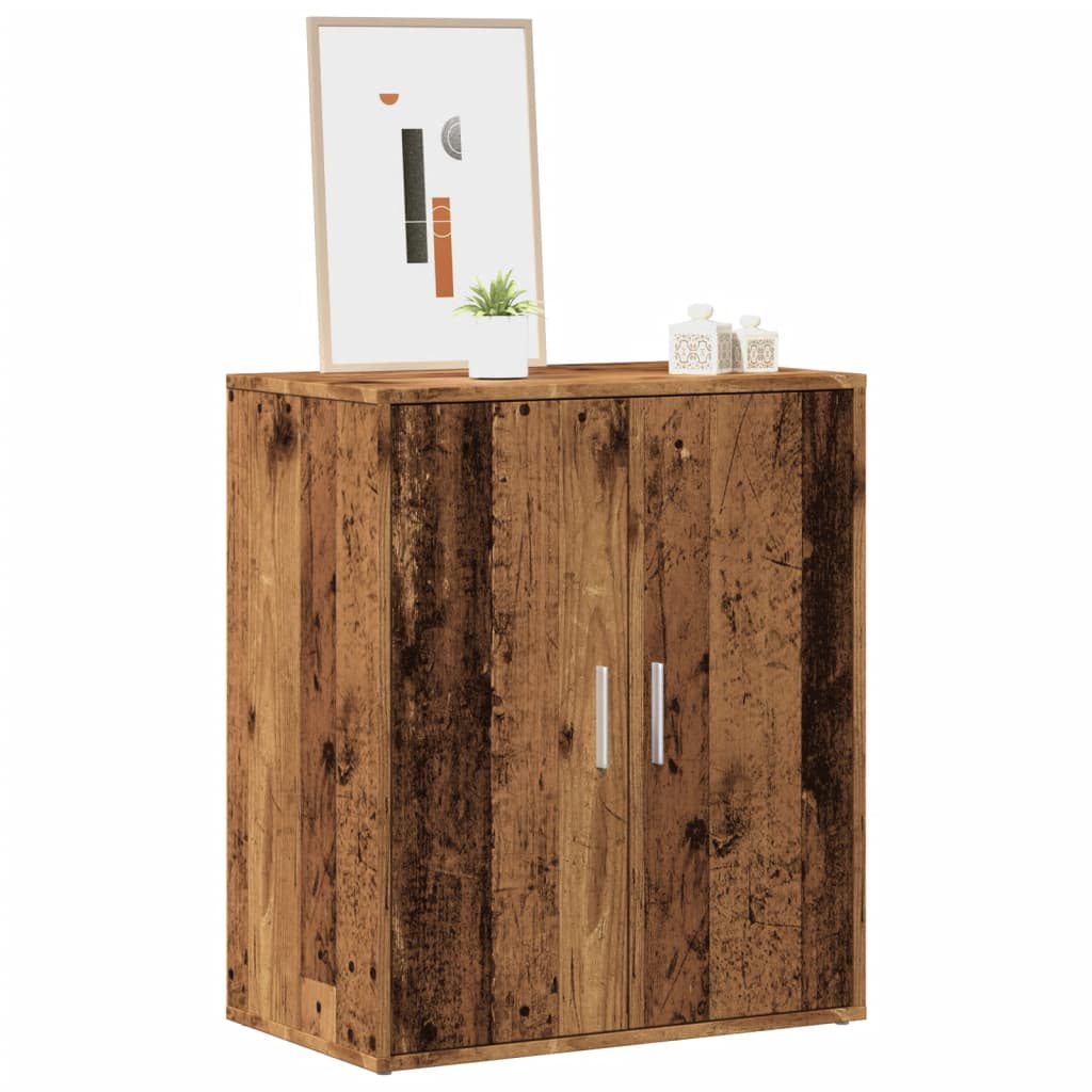 IRONCLAD Small Shoe Cabinet Old Wood - Unbeatable Bargains