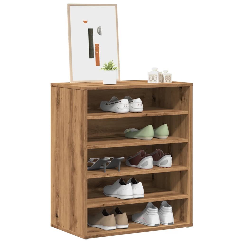 IRONCLAD Small Shoe Cabinet Artisan Oak - Casper Homes