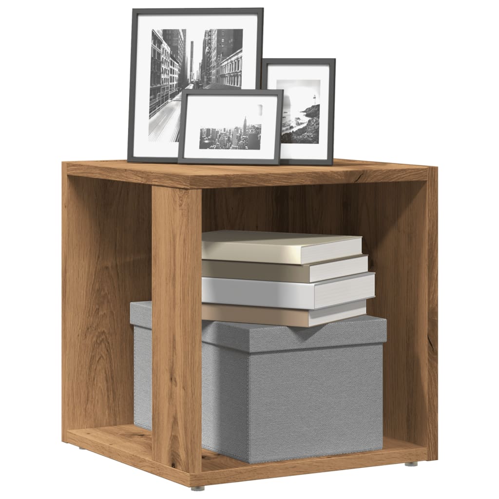 Side Table Artisan Oak 33x33x34 cm Engineered Wood - Sid & Sam