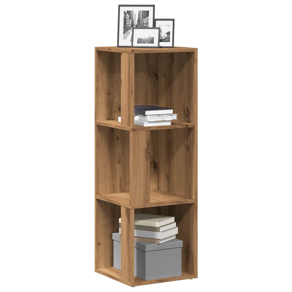 Corner Cabinet Artisan Oak 33x33x100 cm Engineered Wood - Direct Imports