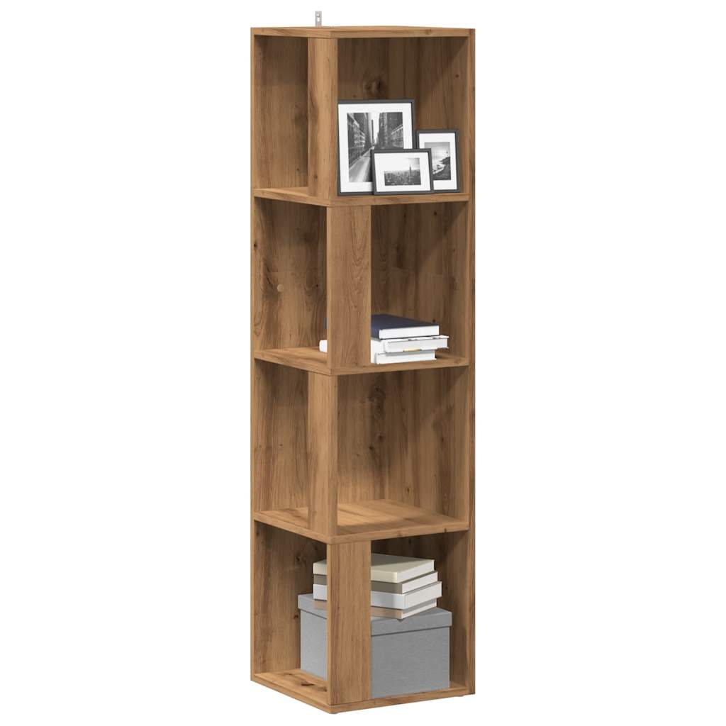 Corner Cabinet Artisan Oak 33x33x132 cm Engineered Wood - Charlotte Dunes