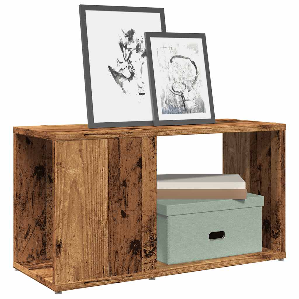 TV Cabinet Old Wood 60x24x32cm Engineered Wood - Millennium Furniture