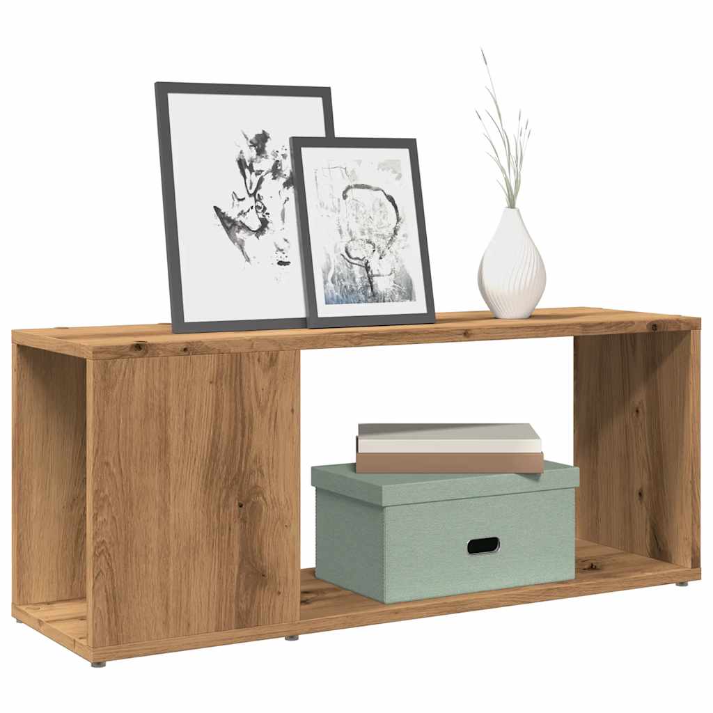 TV Cabinet Artisan Oak 80x24x32cm Engineered Wood - Merlin Deals