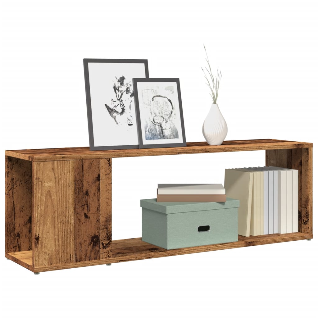 TV Cabinet Old Wood 100x24x32 cm Engineered Wood - Discount Dealers