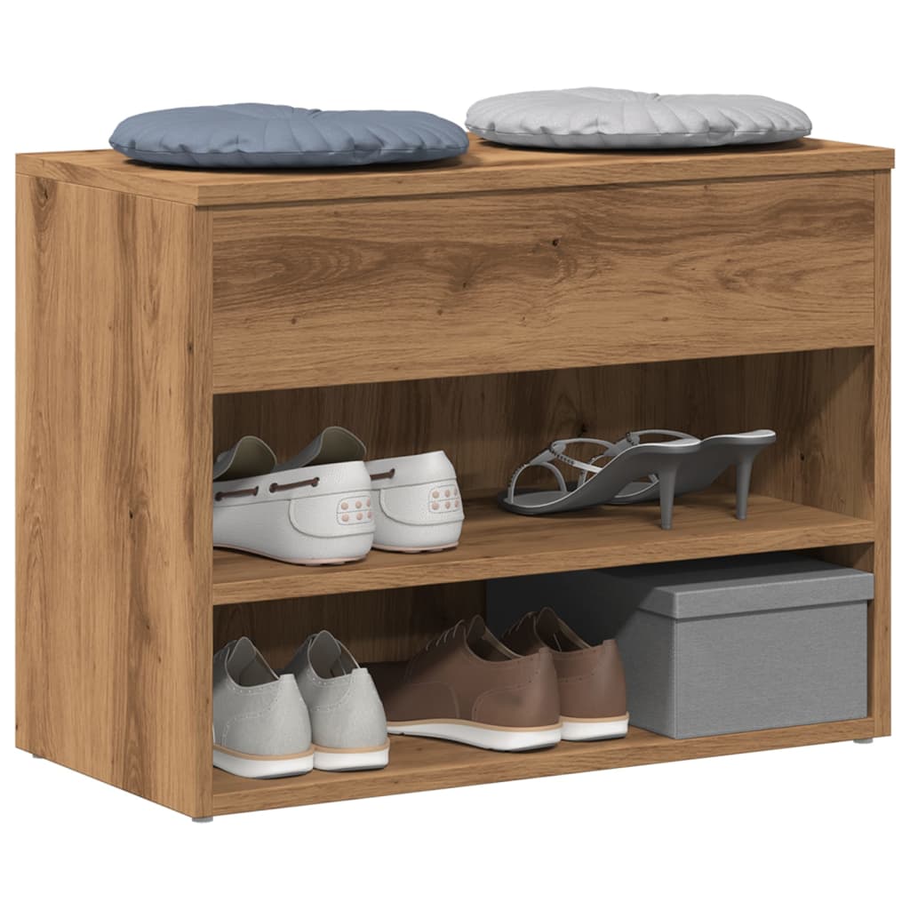 CORSAIR Small Shoe Bench Artisan Oak - Sid & Sam