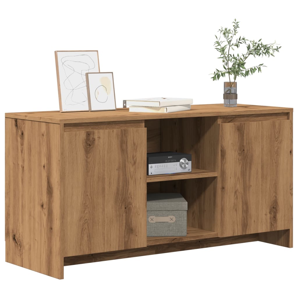 TV Cabinet Artisan Oak 102x37.5x52.5 cm Engineered Wood - Charlotte Dunes
