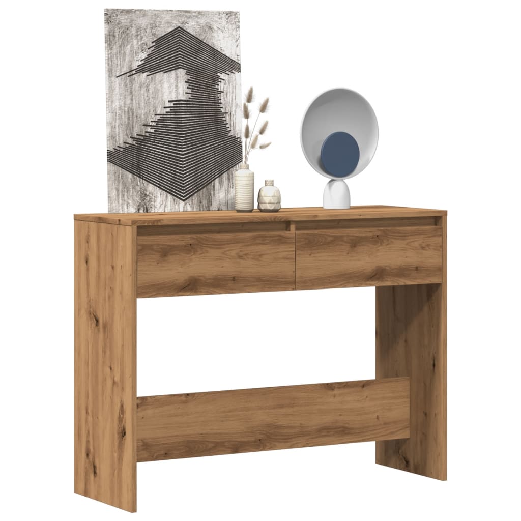 Console Table Artisan Oak 100x35x76.5 cm Engineered Wood - Merkel Designers