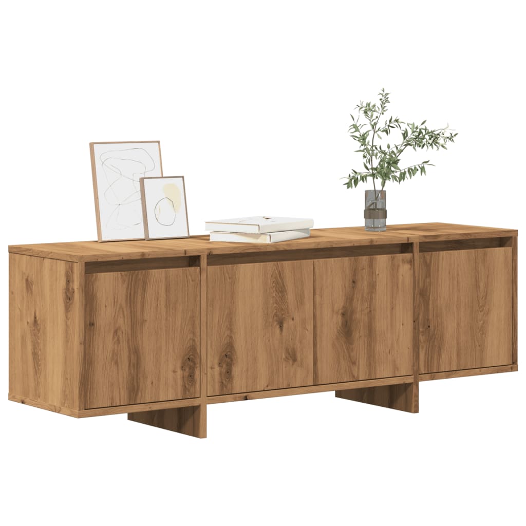 TV Cabinet Artisan Oak 120x30x40.5 cm Engineered Wood - Millennium Furniture