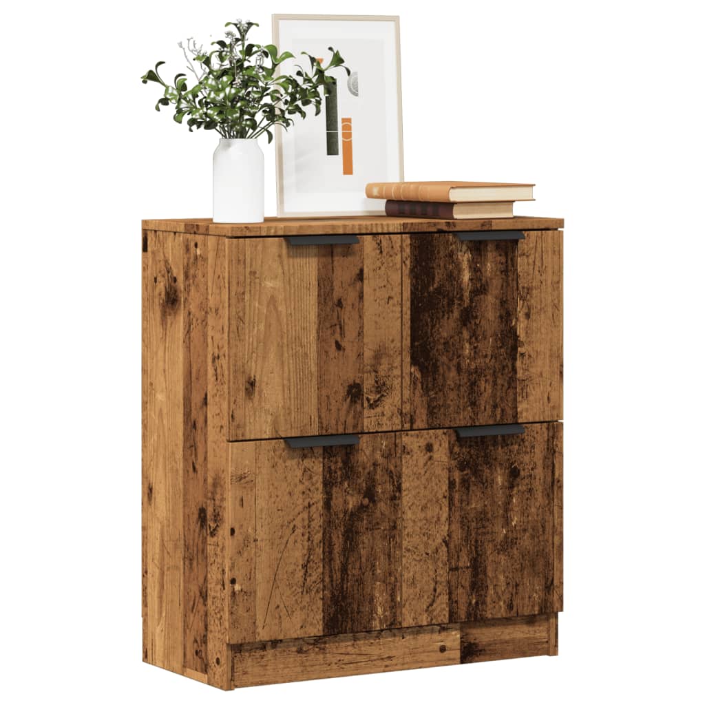 Sideboard Old Wood 60x30x70 cm Engineered Wood - vid-856840 - Decor Base