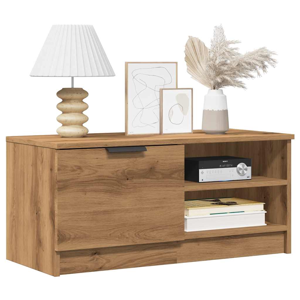 TV Cabinet Artisan Oak 80x35x36.5 cm Engineered Wood - Tyrell & Tyrell