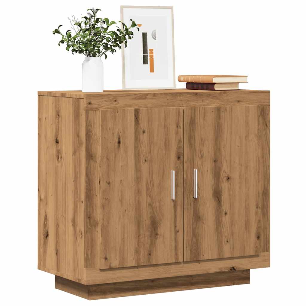 Sideboard Artisan Oak 80x40x75 cm Engineered Wood - Brittle & Co