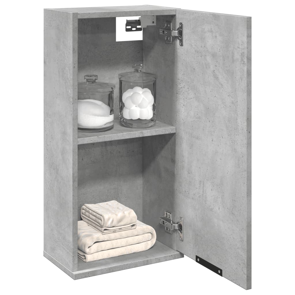 Wall-mounted Bathroom Cabinet Concrete Grey 32x20x67 cm - Style and Chic