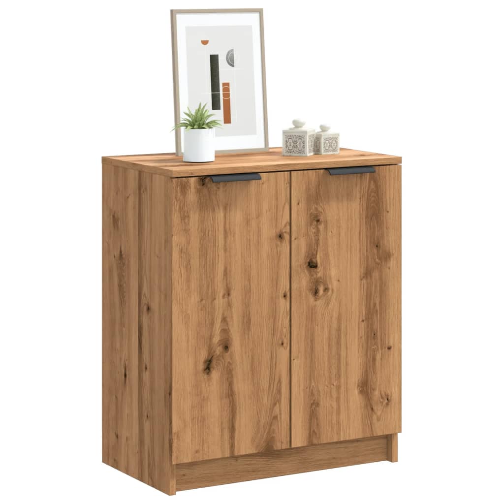BRAVADO Small Shoe Cabinet Artisian Oak - Casper Homes